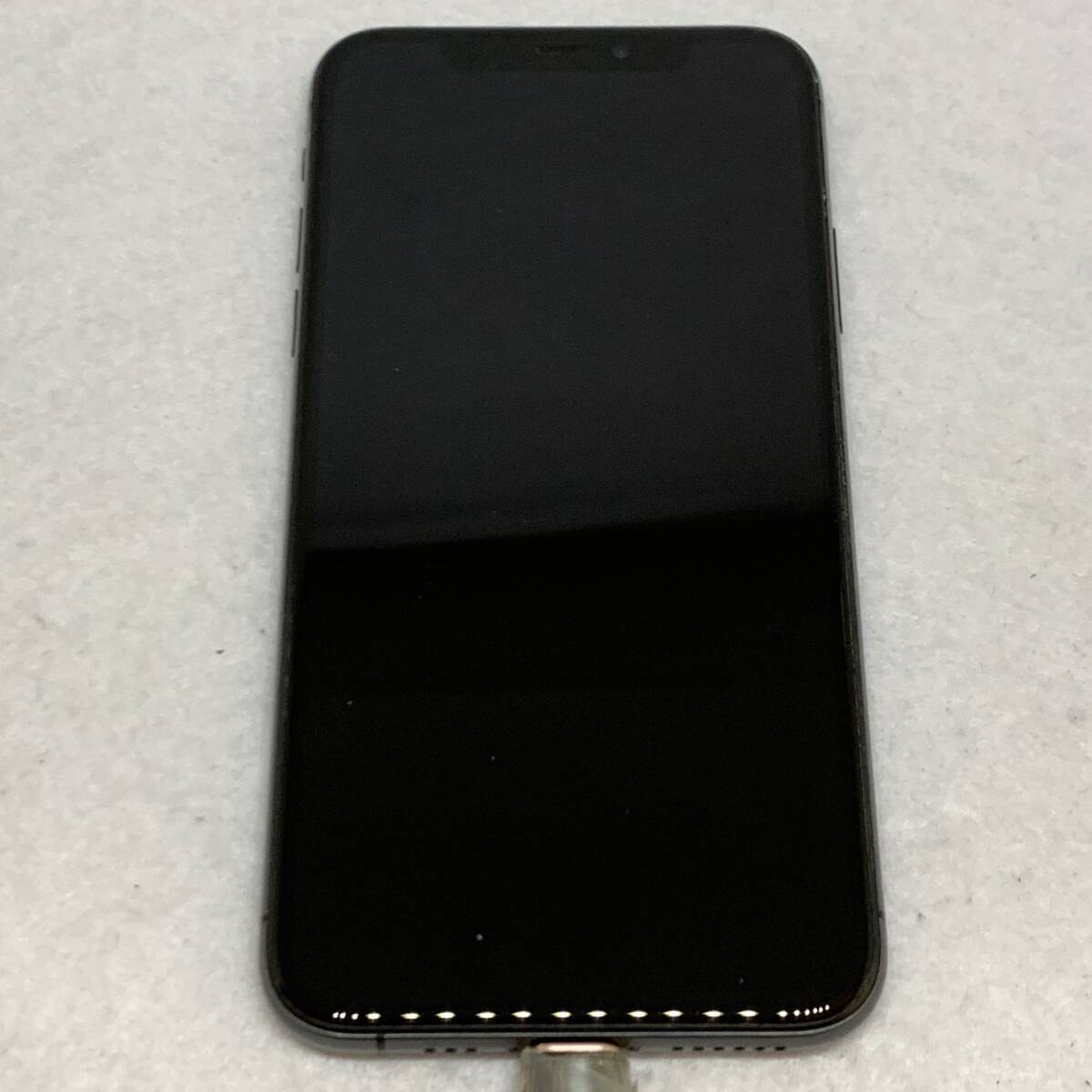 1円〜 ジャンク美品 iPhoneXs 256GB グレー SIMフリー iOS15.3 [42-26]の画像2