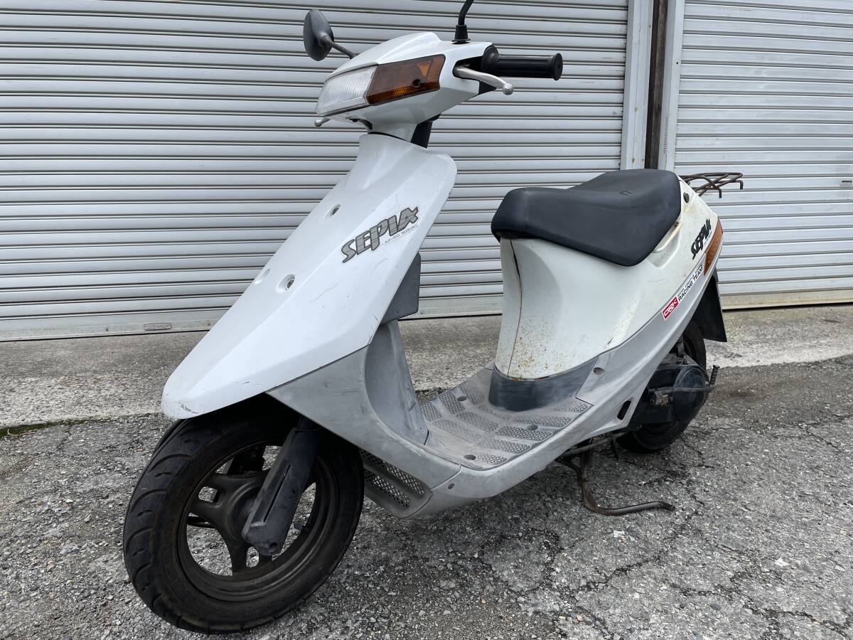 セル始動２ストパワー　スズキ　セピア 　CA1EA　５０ｃｃ　 書類、鍵付き _画像1