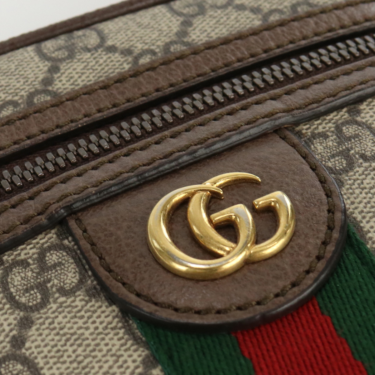 中古・未使用グッチGUCCI オフィディア GGショルダーバッグ GGスプリーム 598127 96IWT 8745 ブラウン　 ランク：A us-2_画像6