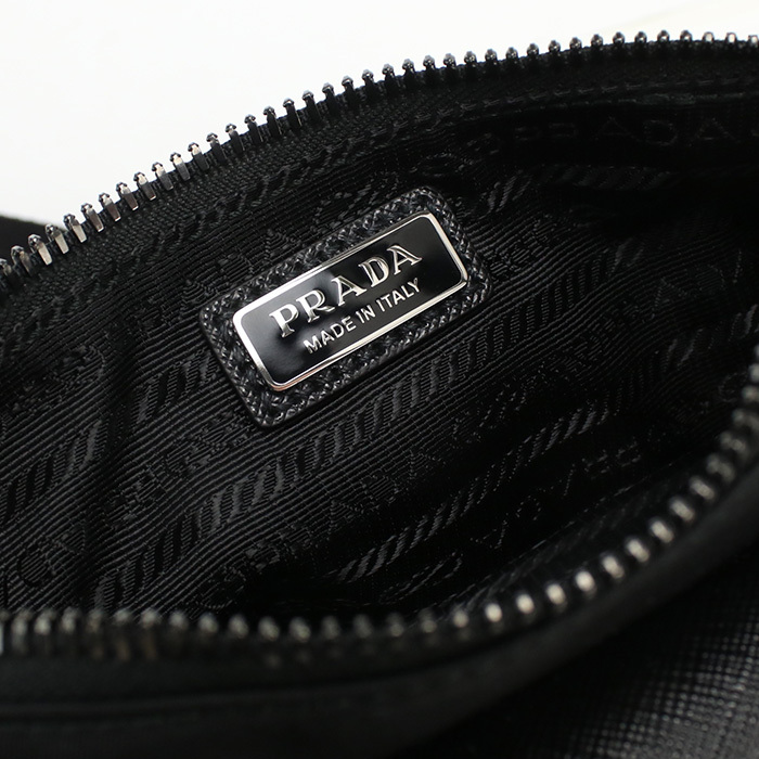 中古美品プラダPRADA ショルダーバッグ ブランド ボディバッグ 2ＶＨ160 2DMH F0002 ブラック ランク：S us-1 メンズ_画像4