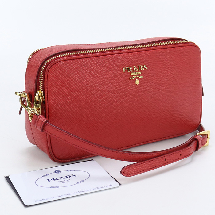 中古プラダPRADA ショルダーバッグ サフィアーノ 1NF002 ランク：AB us-2 レディース_画像1