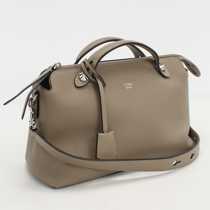 中古良品フェンディFENDI バイザウェイ レザー 8BL146 1D5 グレー系　 ランク：A us-2 2WAY ショルダー レディース_画像1