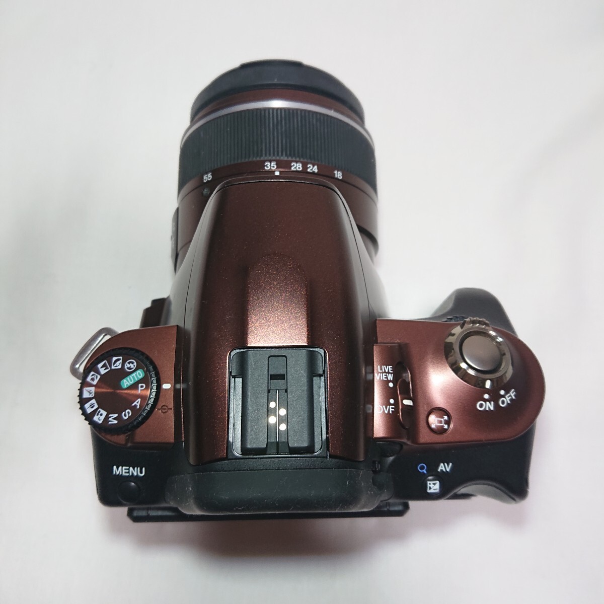 【1円～】SONY ソニー デジタル一眼レフ カメラ α330 レンズキット DSLR-A330L ブラウン 