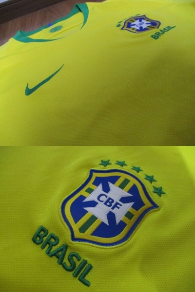 NIKE ナイキ 2018 ブラジル代表 ユニフォーム Lサイズ_画像5