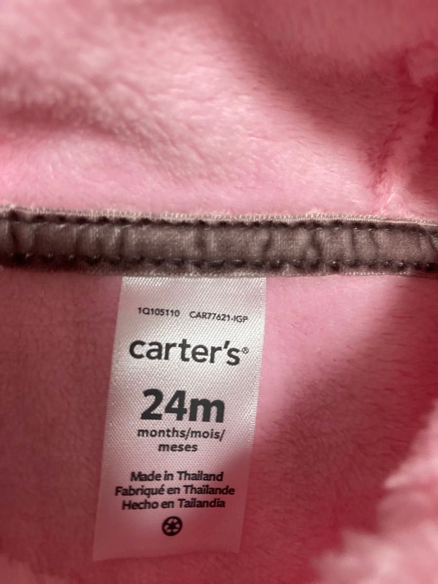 新品未使用　Carter’s カーターズ　女の子　キッズ　フリースパーカー 24m ベビー服