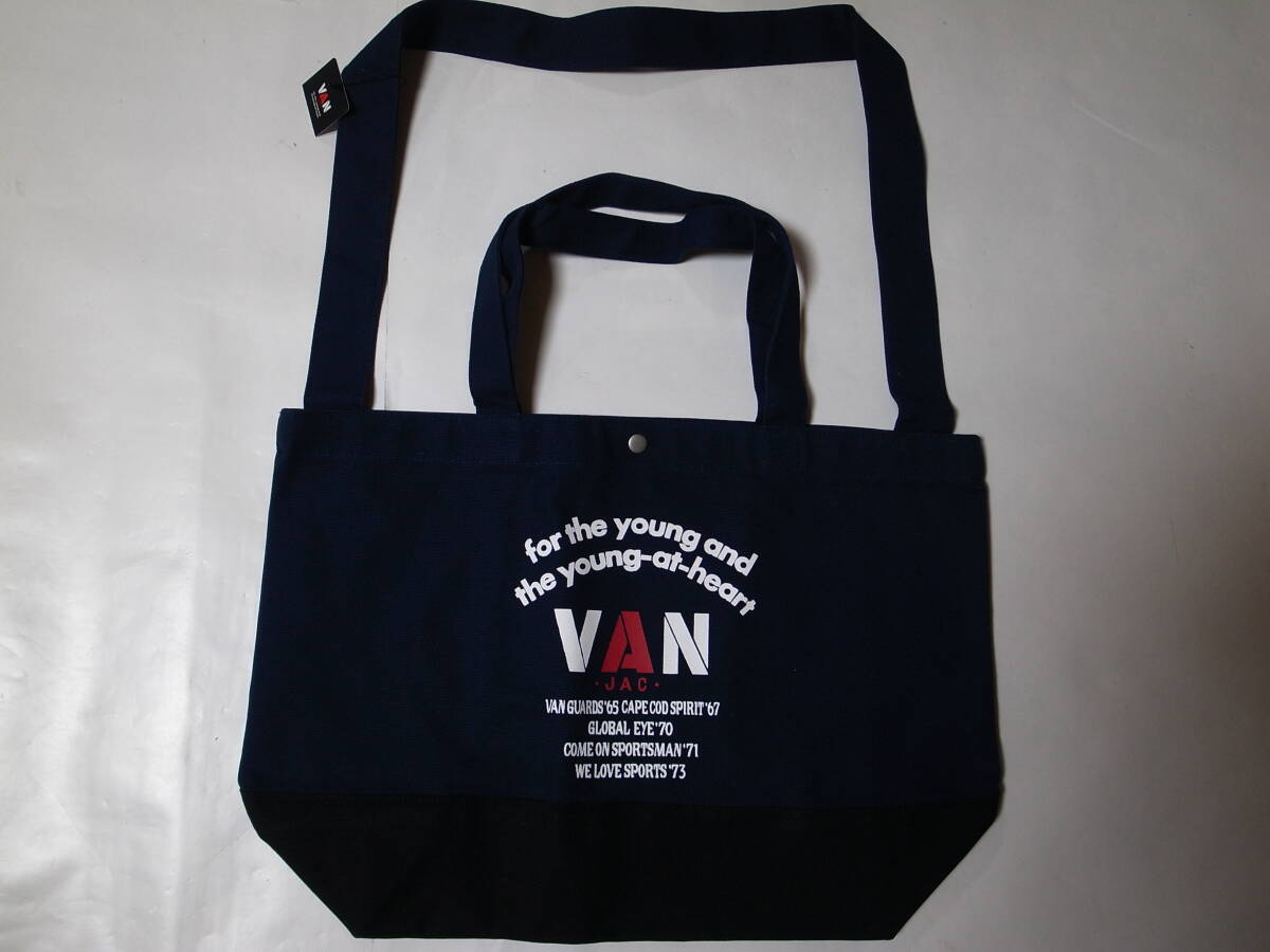 HP限定・別注品 VAN JAC ヴァンヂャケット 2WAY トートバッグ HP限定・別注品 VAN JAC ヴァンヂャケット 2WAY トートバッグ