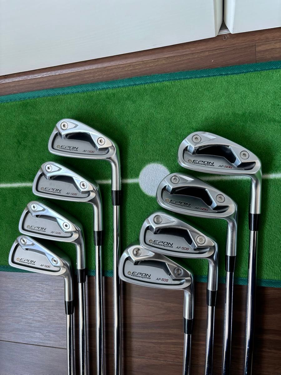 遠藤製作所 EPON エポン AF506 4〜9 P A アイアン8本セット スパイン 遠藤製作所 EPON エポン AF506 4〜9 P A アイアン8本セット スパイン