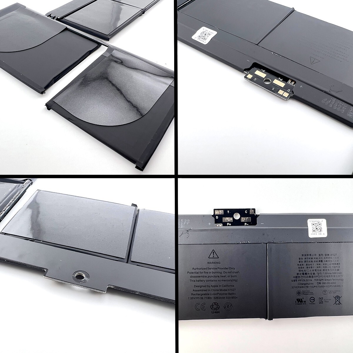 新品 MacBook Retina 12 inch A1534 バッテリー A1527 A1705 2015 2016 2017 battery repair 本体用 交換 修理 工具付_画像3