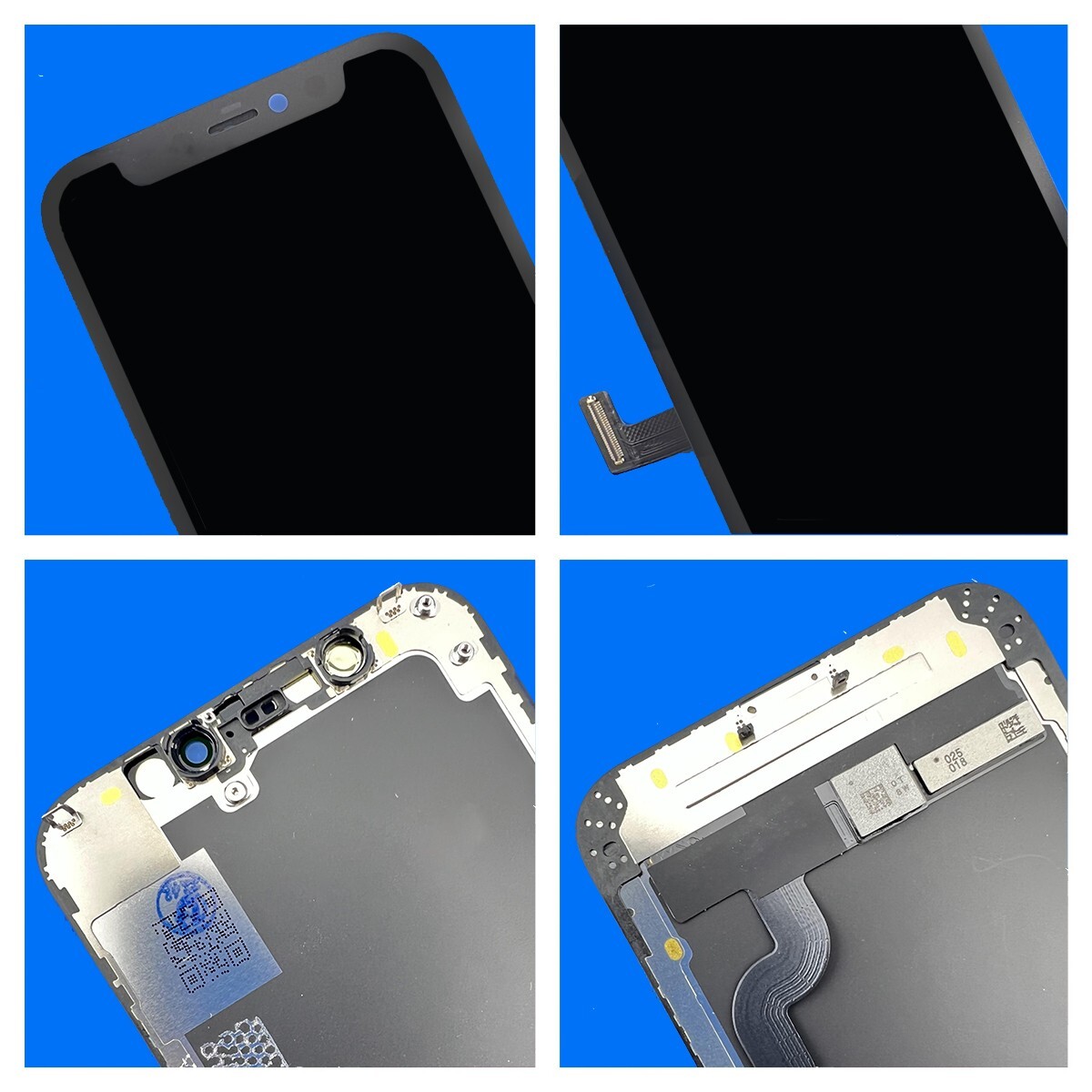 iPhone12mini フロントパネル 有機EL液晶 OLED 防水テープ 工具無 互換 ガラス割れ 画面割れ 液晶 修理 iphone ディスプレイ 純正同等の画像2