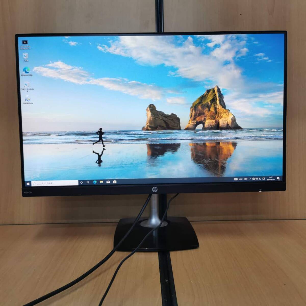 HP 液晶モニター 23.8インチワイドLCD N240h　フルHD パソコンディスプレイ ノングレア 非光沢 HDMI フューレットパッカード_画像1