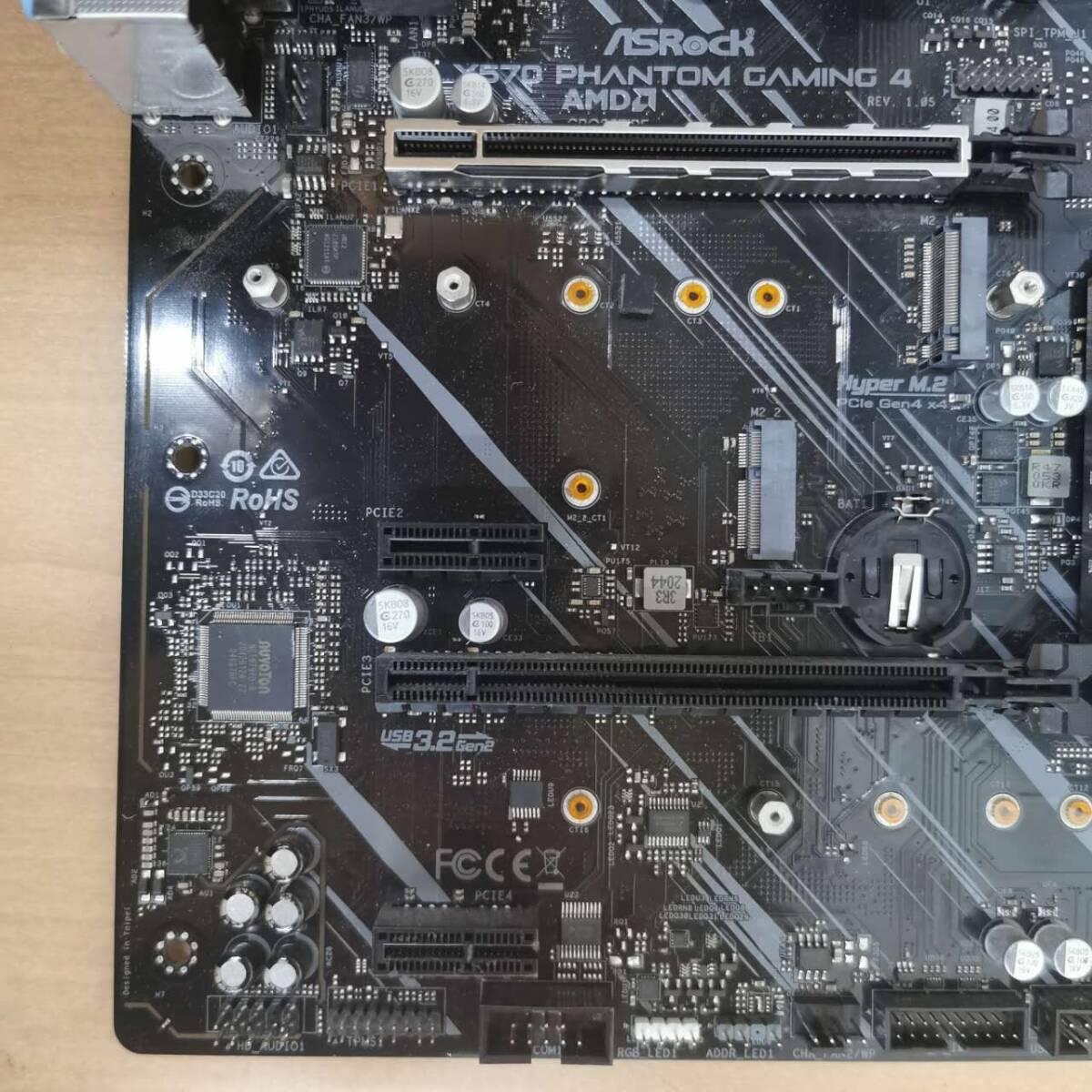 ASRock X570 phantom gaming 4/ATX материнская плата /AMD AM4 Ryzen соответствует /PC детали собственное производство PC DIY ремонт материал * Junk 