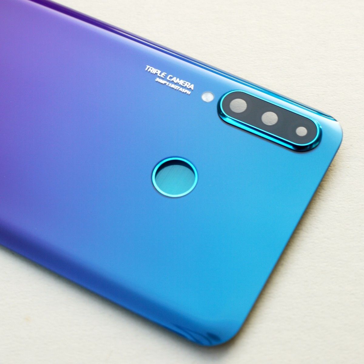 送料込み 新品 HUAWEI P30 lite HWV33 リアパネル ピーコックブルー