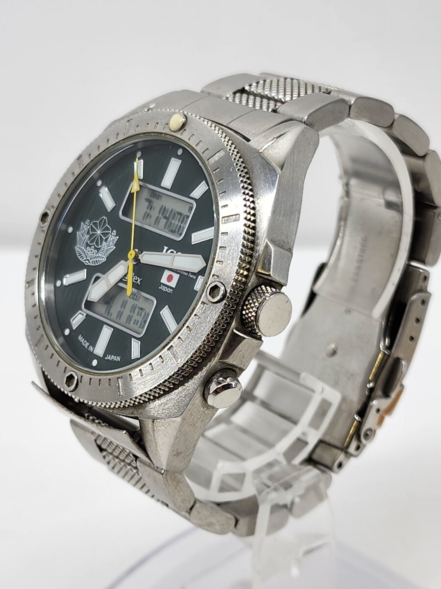 Kentex / ケンテックス JGSDF 防衛省 陸上自衛隊 S647M デジアナ盤面 クオーツ メンズ 腕時計 電池交換済みの画像2