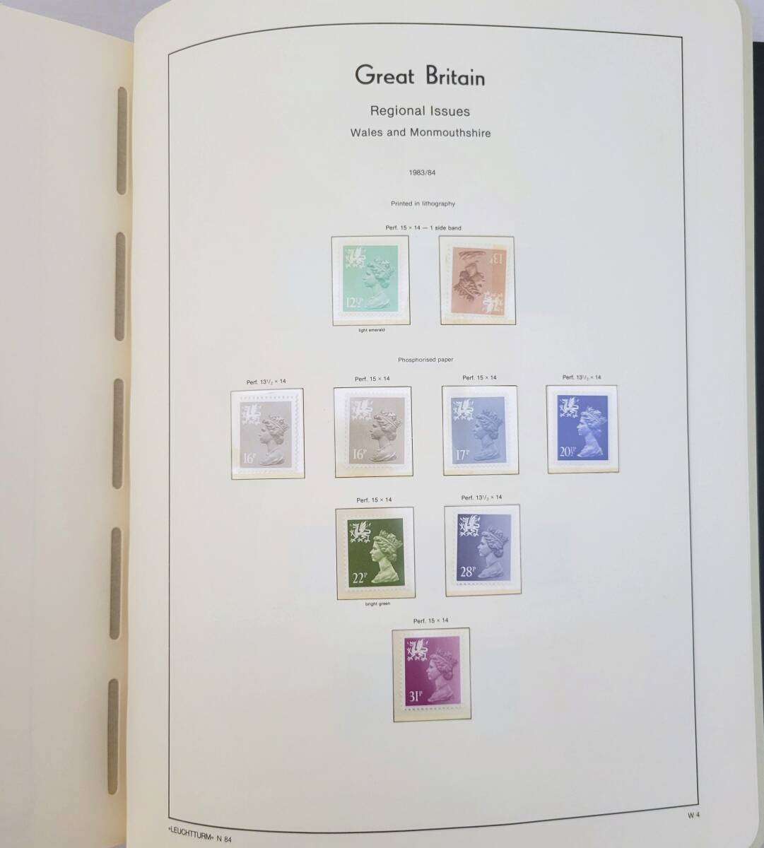 【3627】GREATBRITAIN 外国切手 本 緑 全93ページ 冊子 コレクション グレートブリテン_画像9