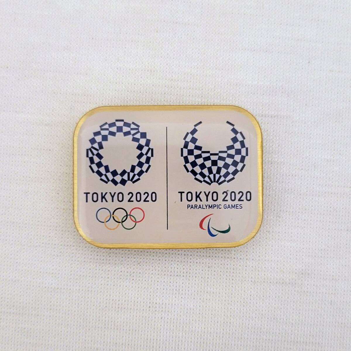 【3282】1円スタート！ Tokyo 2020 東京オリンピック パラリンピック バッジ 磁石 TMG 記念品 コレクションの画像1