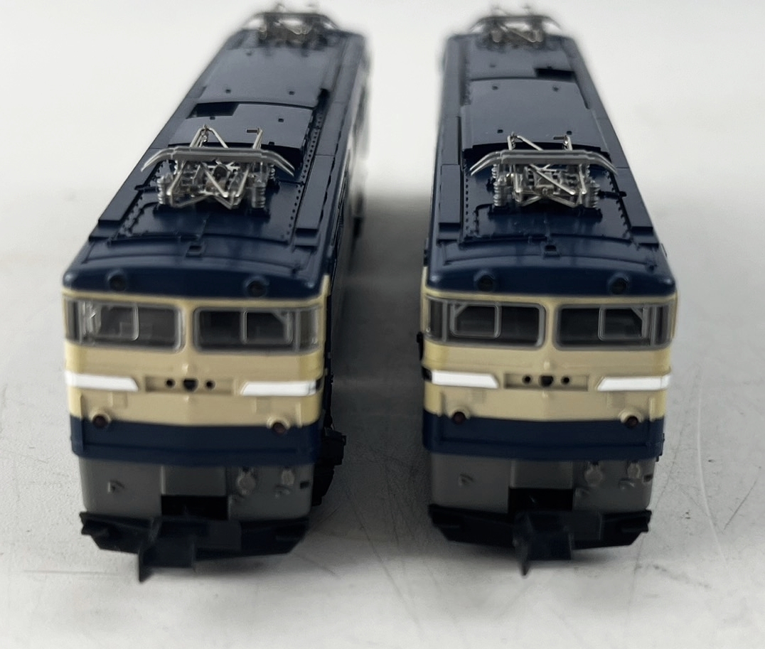 ほぼ未使用 KATO Nゲージ 3032-1 EF65形500番台 2台 電気機関車 特急色 鉄道模型 カトー 1円～の画像2