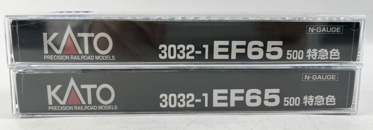 ほぼ未使用 KATO Nゲージ 3032-1 EF65形500番台 2台 電気機関車 特急色 鉄道模型 カトー 1円～の画像5