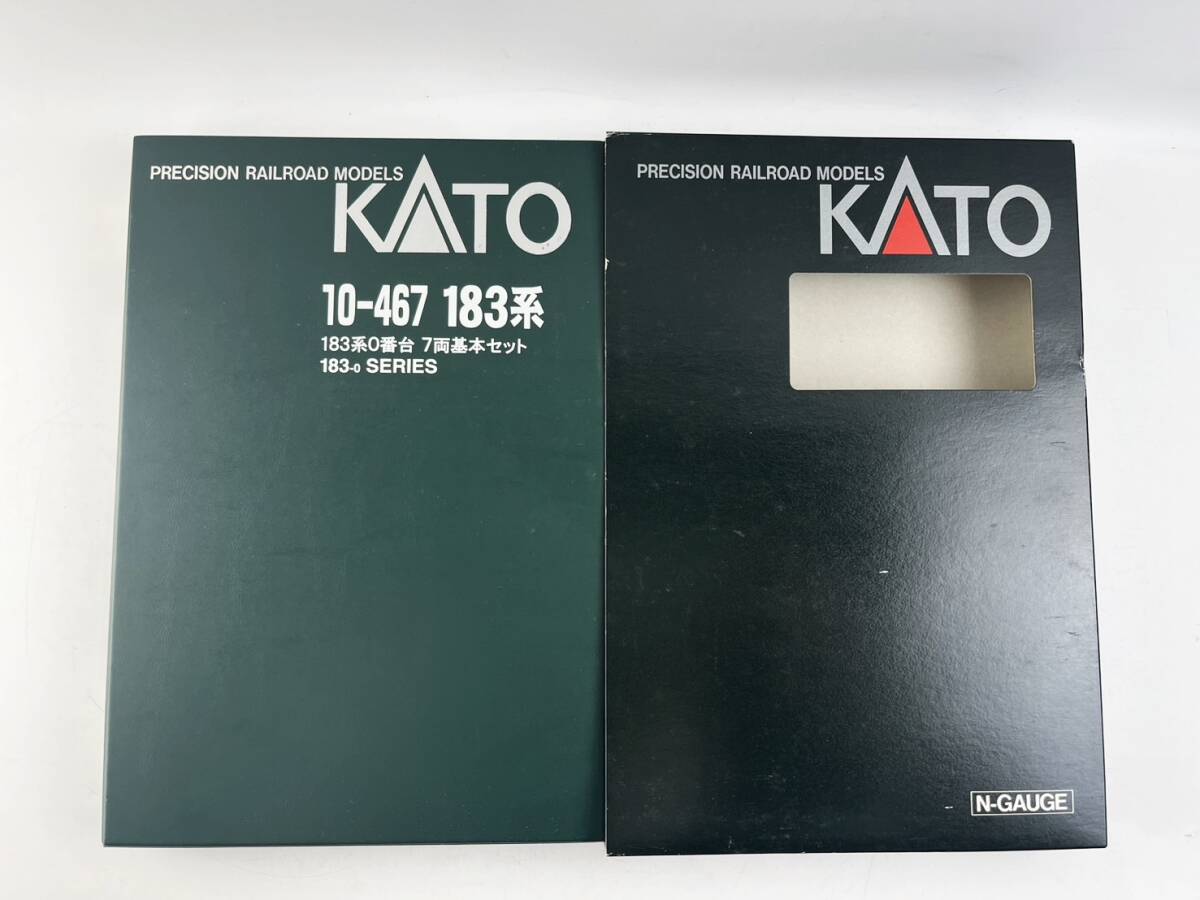 KATO 183 series 0 number pcs 7 both set 10-467 N gauge railroad model Kato mileage operation verification ending 1 jpy ~