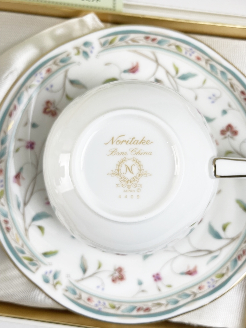 1円～ 未使用 美品 カップ＆ソーサー Wedgwood ウエッジウッド HARLEQUIN Noritake ノリタケ ペアの画像5