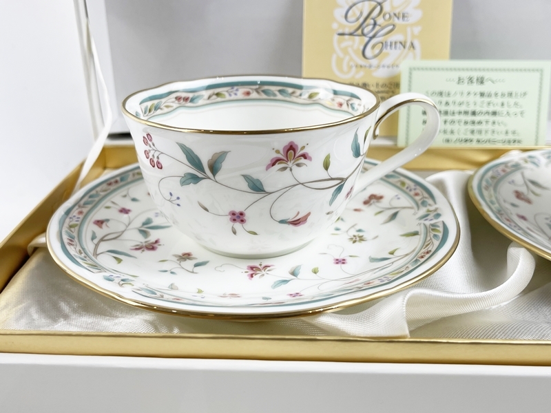 1円～ 未使用 美品 カップ＆ソーサー Wedgwood ウエッジウッド HARLEQUIN Noritake ノリタケ ペア