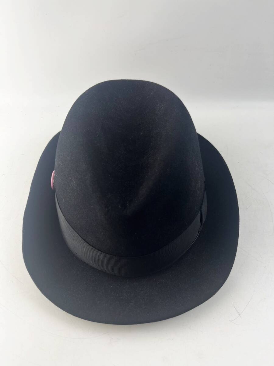 1円～ Borsalino ボルサリーノ ハット HAT イタリア製 60 帽子の画像2