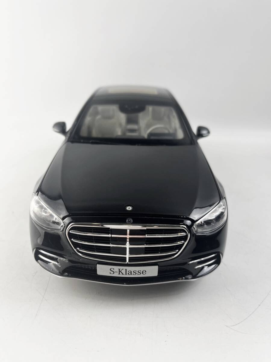 1 jpy ~ Norev Mercedes Benz AG Mercedesst 1/18 S-Klasse onyx black Benz dealer limitated model model car 