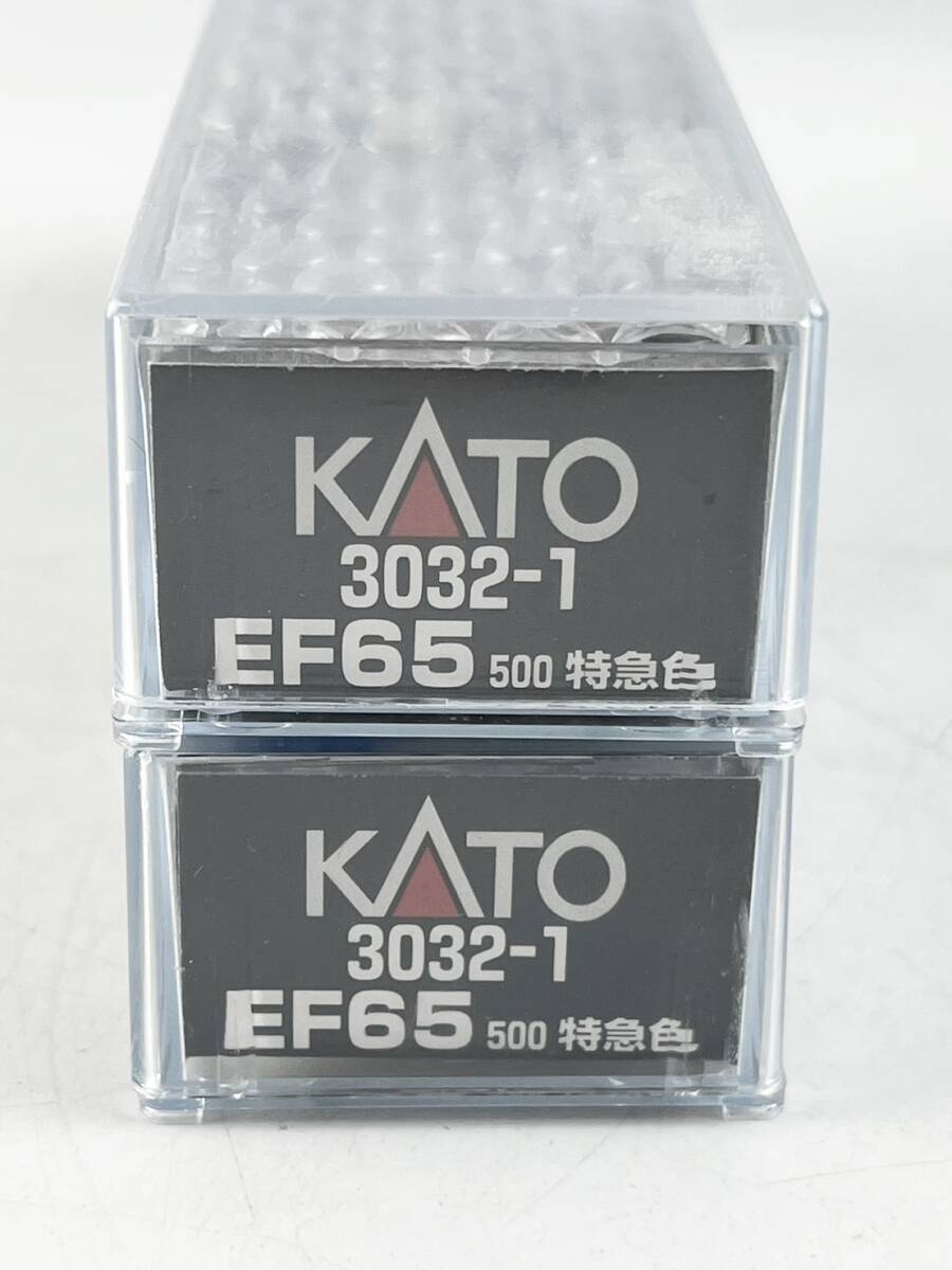 ほぼ未使用 KATO Nゲージ 3032-1 EF65形500番台 2台 電気機関車 特急色 鉄道模型 カトー 1円～の画像6