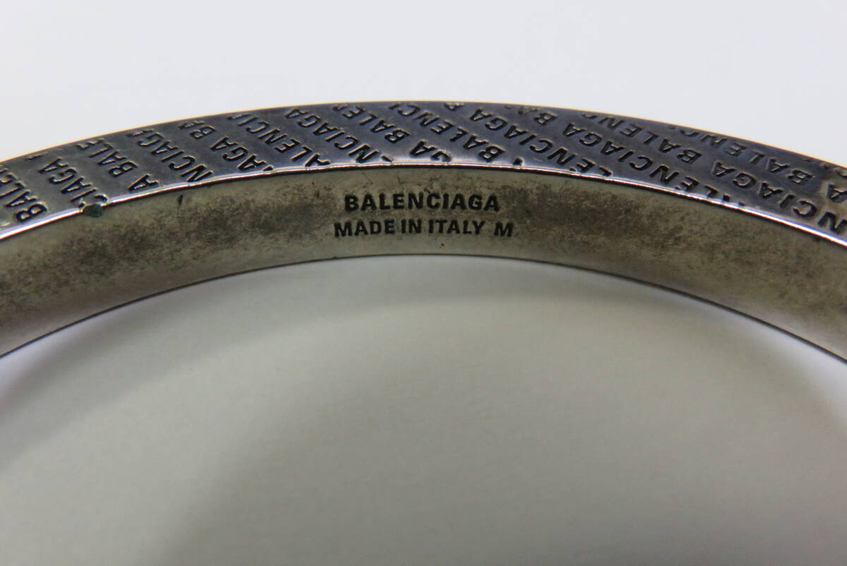  Balenciaga BALENCIAGA bangle bracele Logo 