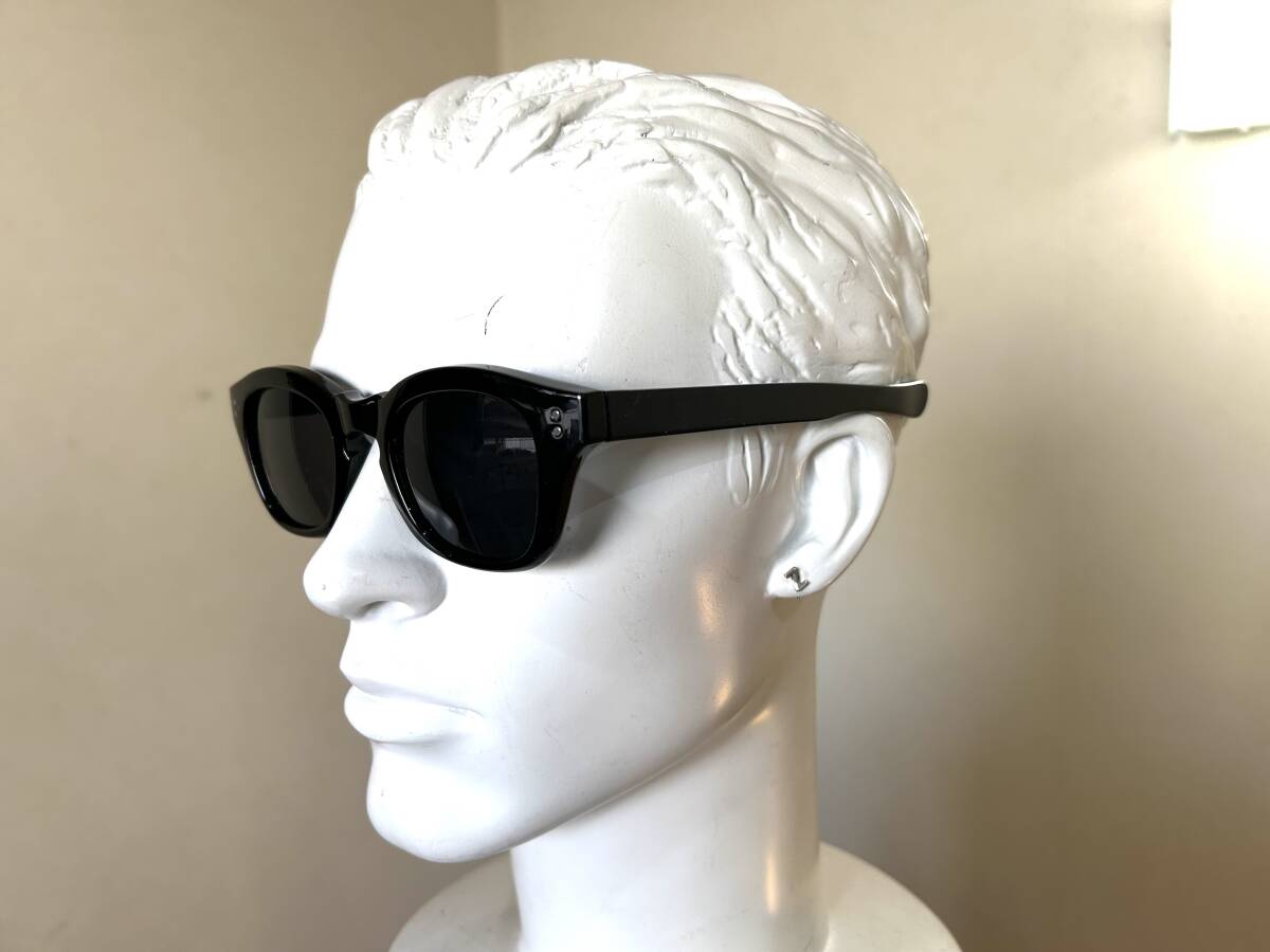 NEW meat thickness Biker shade black frame smoked lens we Lynn ton I wear 