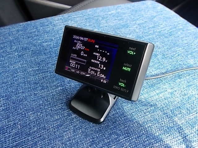 中古品 コムテック COMTEC ZERO 307LV GPSレーザー＆GPSレーダー探知機（レーダー探知機対策修理済品)の画像3