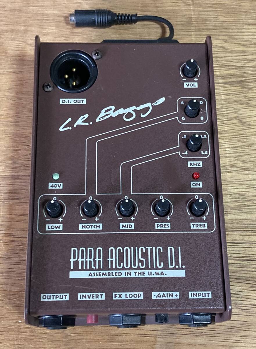 L.R.Baggs PARA ACOUSTIC D.I. L.R.バッグス アコースティックギター用DI_画像1