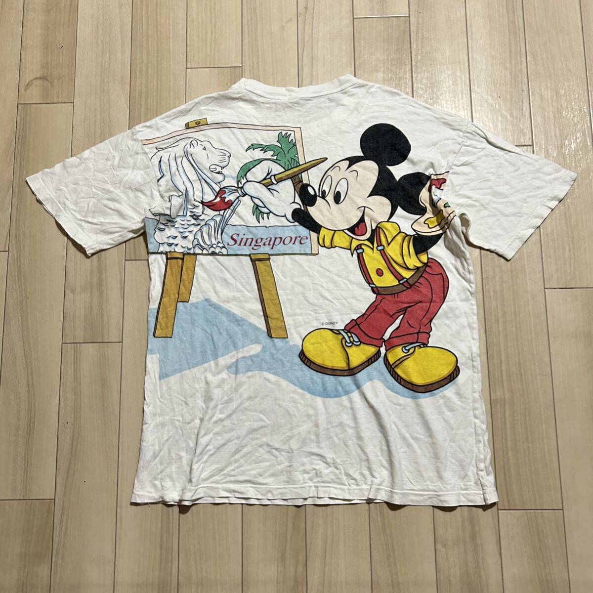 Mickey Mouse/ミッキーマウス/Disney/ディズニー/半袖/tシャツ/90s/USA/Lの画像3