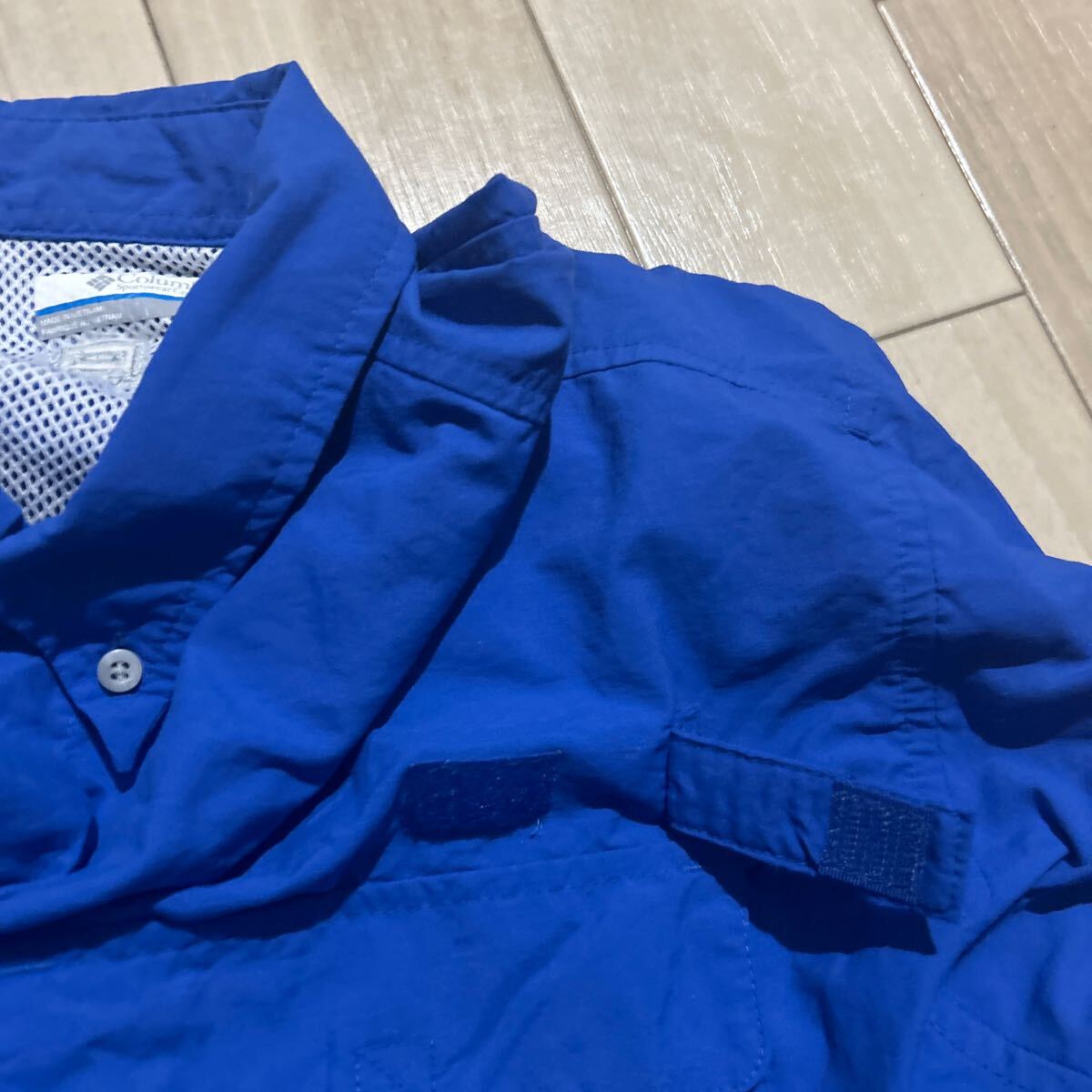 Columbia/コロンビア/pfg/長袖/シャツ/フィッシング/アウトドア/企業/90s/ヴィンテージ/Lの画像7