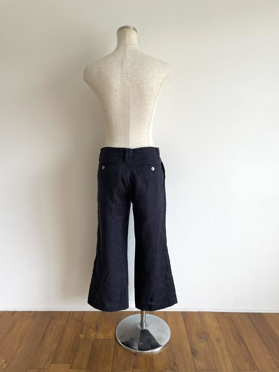 tricot COMME des GARCONS/トリコ コムデギャルソン/パンツ/8-9分丈/S/リネン/ダークネイビー/日本製/良品美品 tricot COMME des GARCONS/トリコ コムデギャルソン/パンツ/8-9分丈/S/リネン/ダークネイビー/日本製/良品美品
