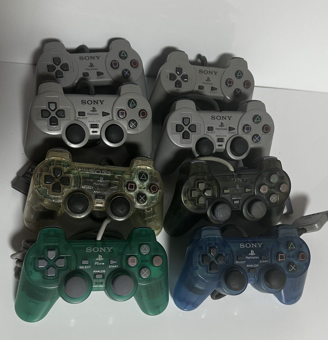 * operation verification settled * PlayStation for controller 8 point set peripherals / first generation PS/PS ONE/ dual shock / selling together SONY controller 