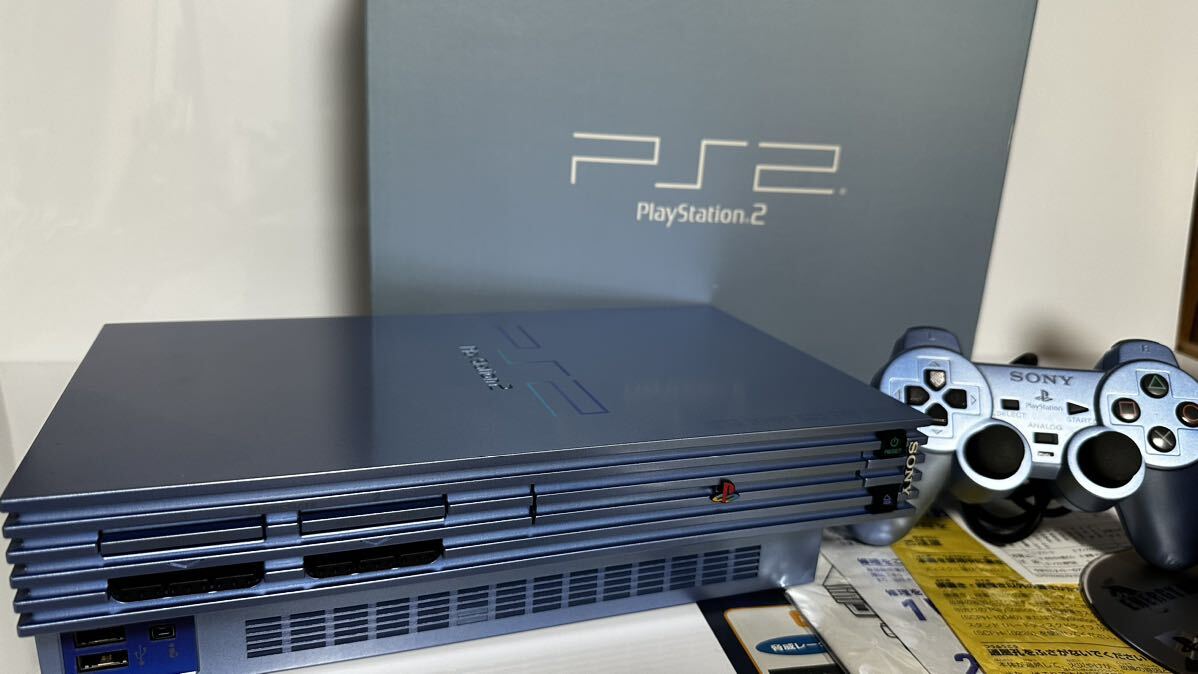 * operation verification settled * PlayStation 2 PS2 body SCPH-39000 SONY PS2 aqua blue -PlayStation2 SONY Sony 