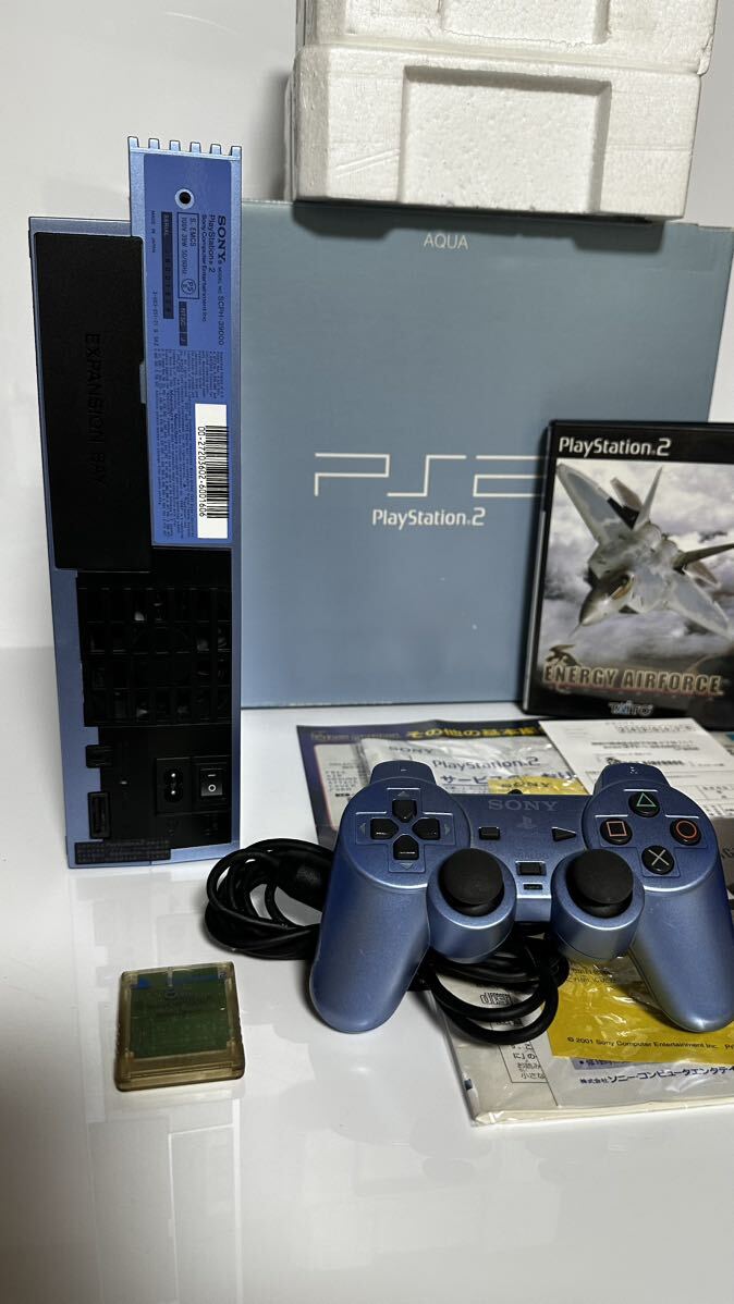 * operation verification settled * PlayStation 2 PS2 body SCPH-39000 SONY PS2 aqua blue -PlayStation2 SONY Sony 