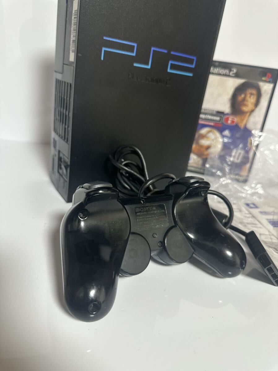 ★動作確認済★ PlayStation 2 PS2 本体 SCPH-50000 NBミッドナイトブラック ★SONY コントローラー ソニー 