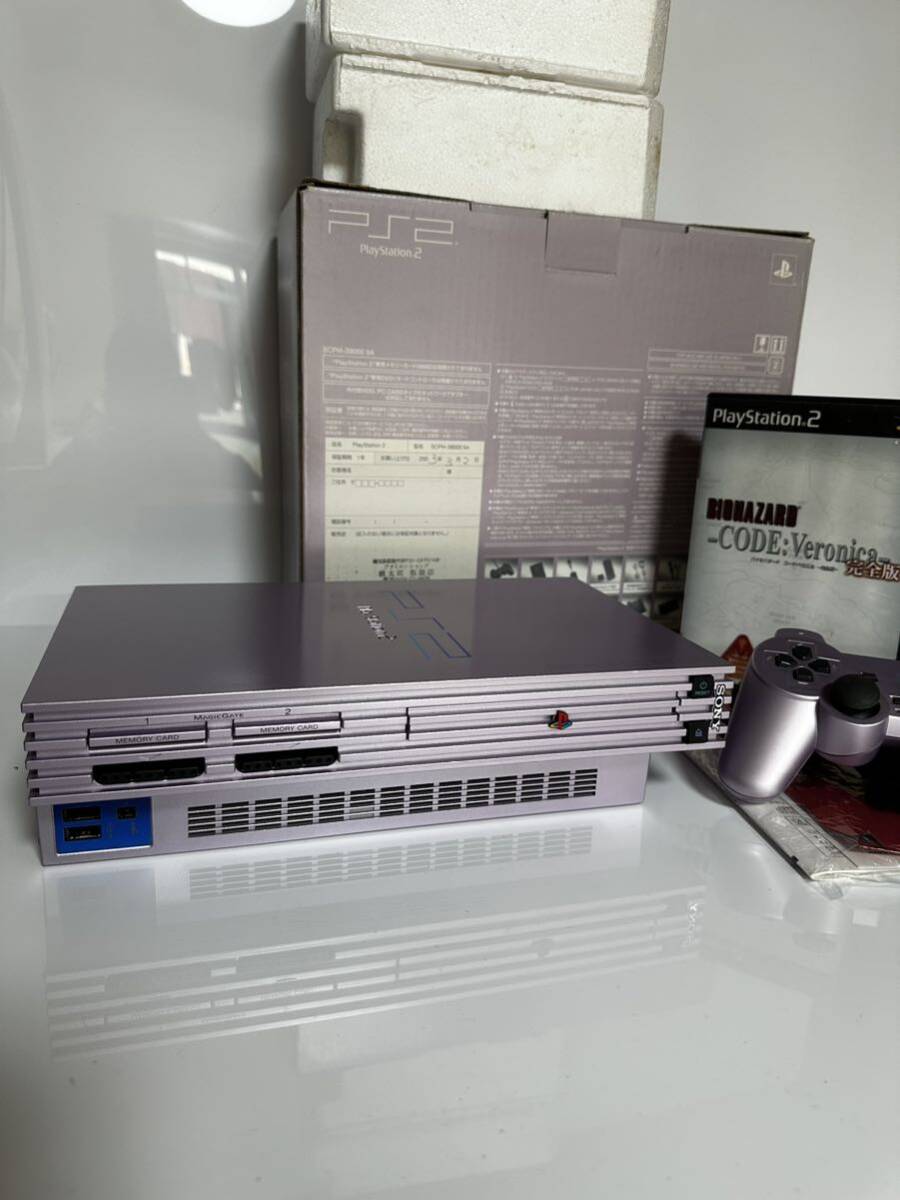 ★動作確認済★ PlayStation 2 PS2 本体 SCPH-39000SAさくらPlayStation2 SONY ソニーコントローラー _画像4