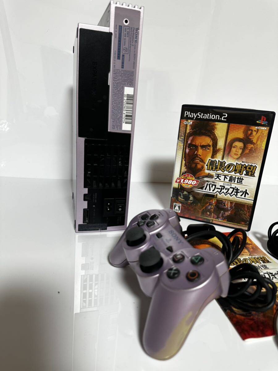 ★動作確認済★ PlayStation 2 PS2 本体 SCPH-39000SAさくらPlayStation2 SONY ソニーコントローラー _画像4