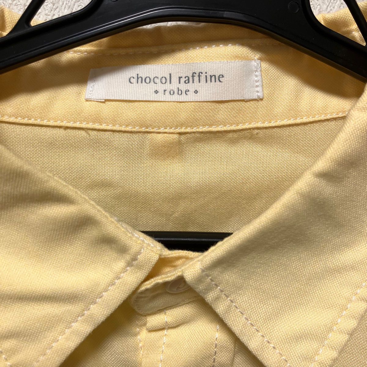 chocol raffine robe ショコラフィネローブ　ポロシャツ　長袖 長袖シャツ シャツ