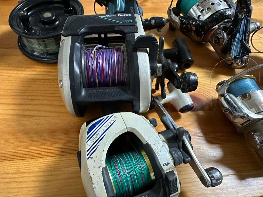 リール 釣具 パーツ　部品取り　ジャンク　中古　現状　コレクション　趣味　ダイワ　Daiwa フィッシング　まとめ　セット_画像5