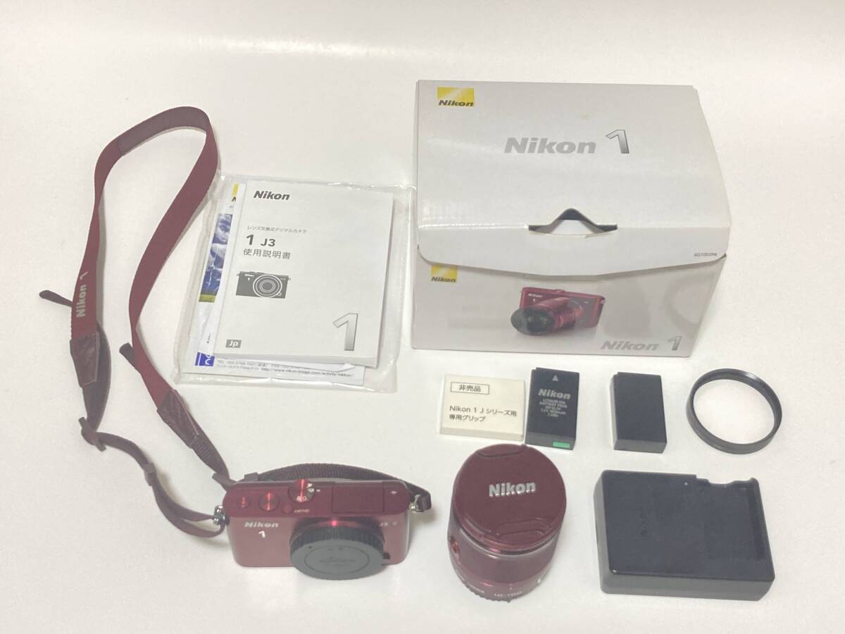 NIKON ニコン 1 J3 1 NIKKOR 10-100mm F4-5.6 VR ミラーレス一眼 デジタル カメラの画像1