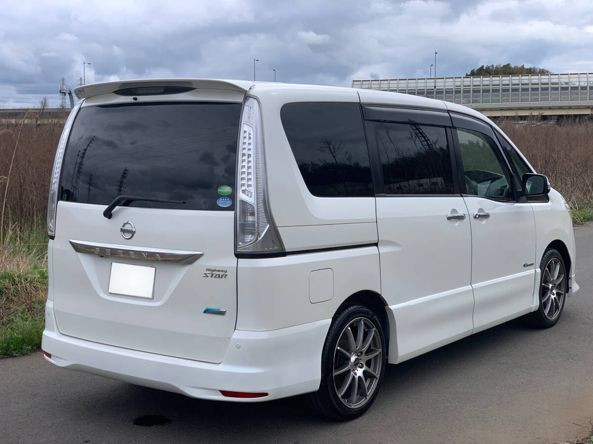 日産 セレナ ハイウエイスターG S-ハイブリッド エアロモード パノラミックルーフ 平成25年車 DAA-HFC26 2年車検付き ＊ナビ＊TV＊カメラ〜の画像6