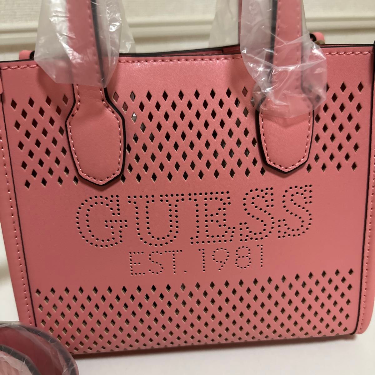 GUESS ミニトートショルダーバッグ