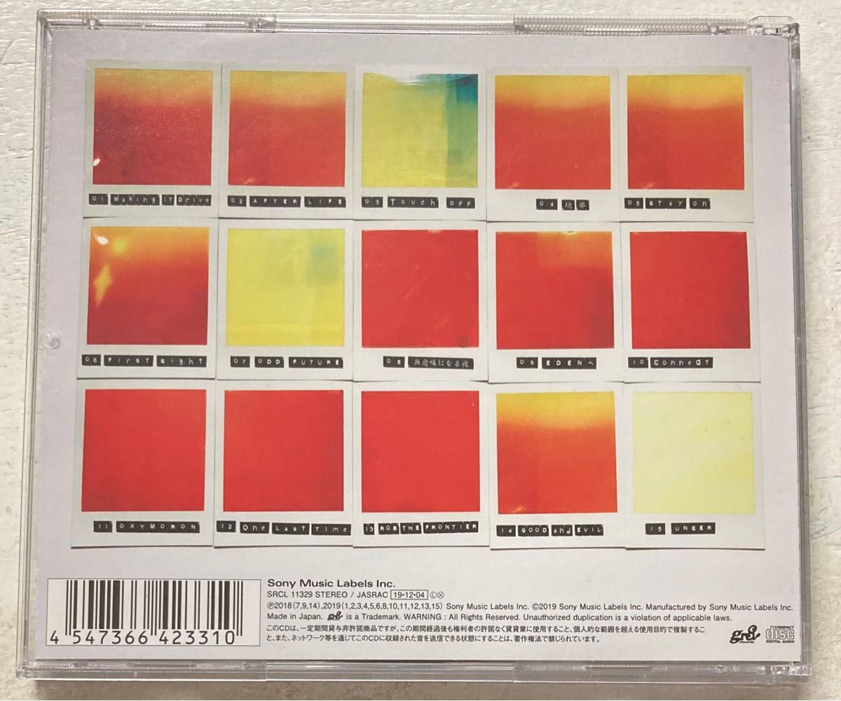 通常盤 （取） UVERworld CD/UNSER 19/12/4発売 オリコン加盟店
