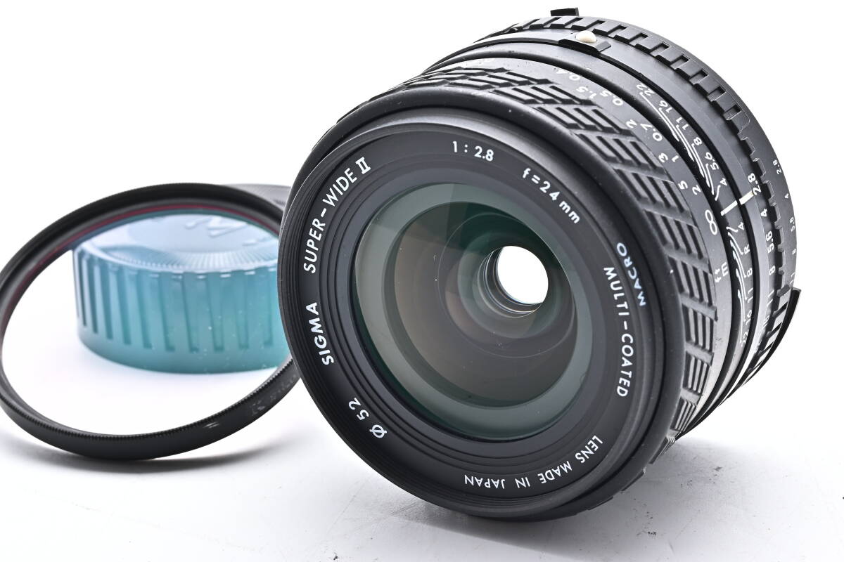 1C-958 SIGMA シグマ SUPER-WIDE II 24mm f/2.8 ニコン マニュアルフォーカス レンズ_画像1