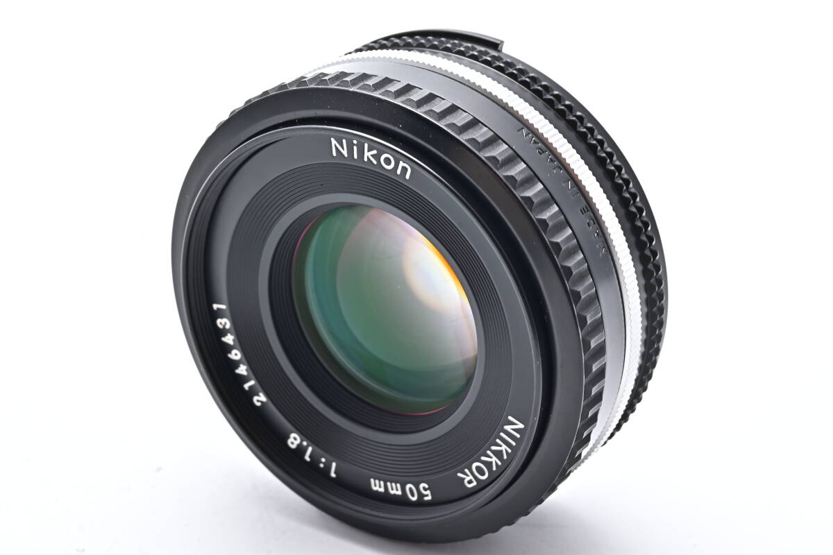 1C-929 Nikon ニコン EM Ai-S NIKKOR 50mm f/1.8 一眼レフフィルムカメラ マニュアルフォーカス_画像8