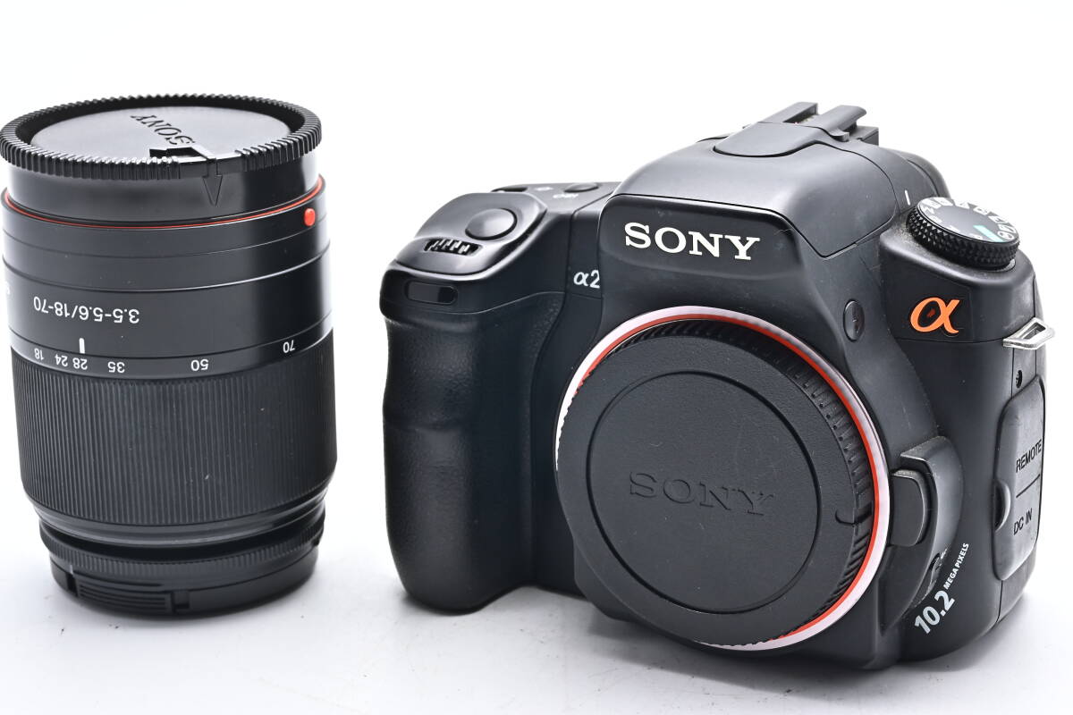 1A-732 SONY ソニー α200 DSLR-A200 DT 18-70mm f/3.5-5.6 一眼レフデジタルカメラ