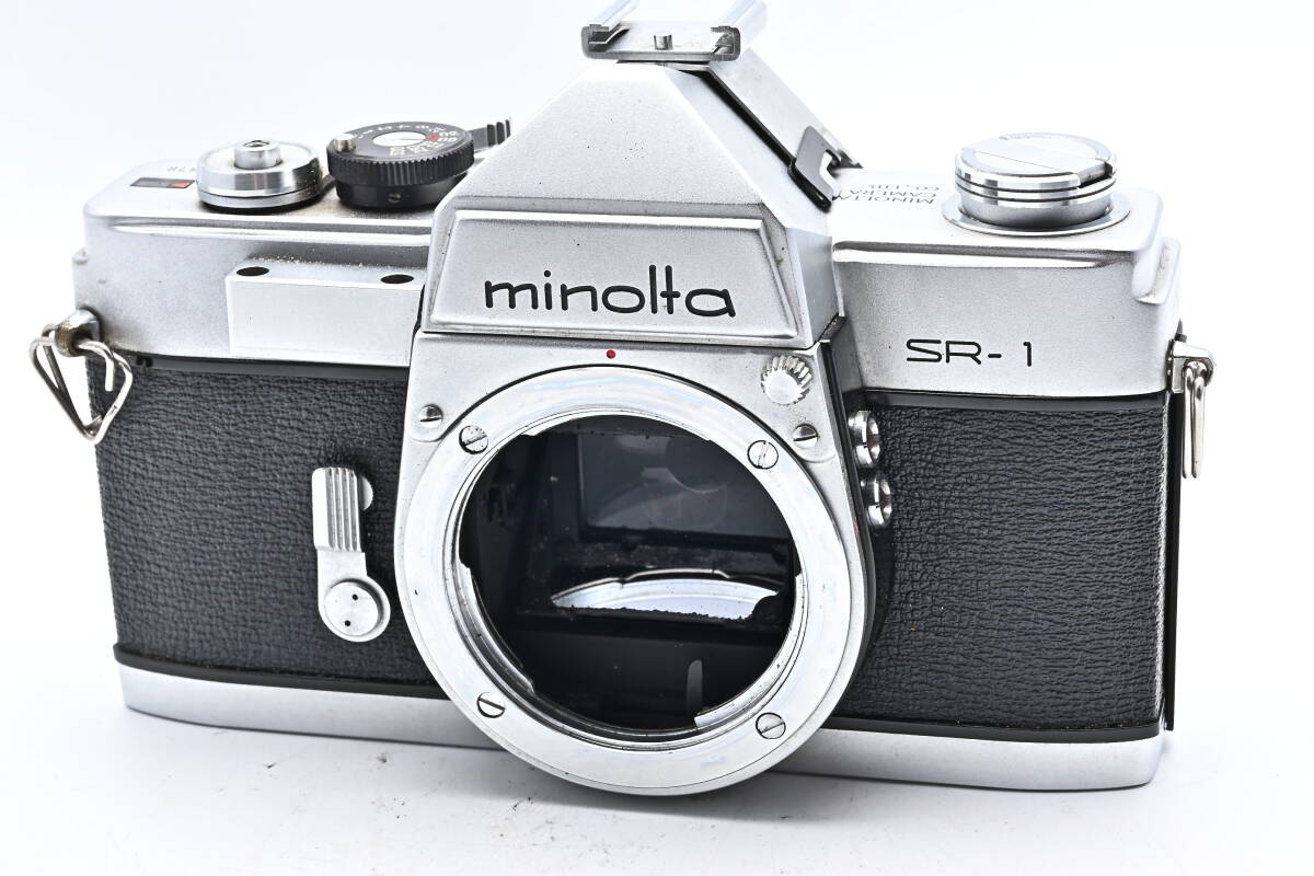 1A-749 MINOLTA ミノルタ SR-1 AUTO ROKKOR 60mm f/1.4 + MC ROKKOR 135mm f/2.8 一眼レフフィルムカメラ マニュアルフォーカスの画像2